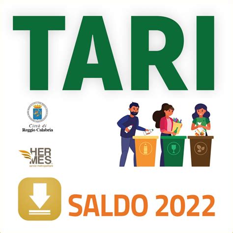 hermes reggio calabria saldo tari 2021|Reggio Calabria, avviso di pagamento per la TaRi 2021.